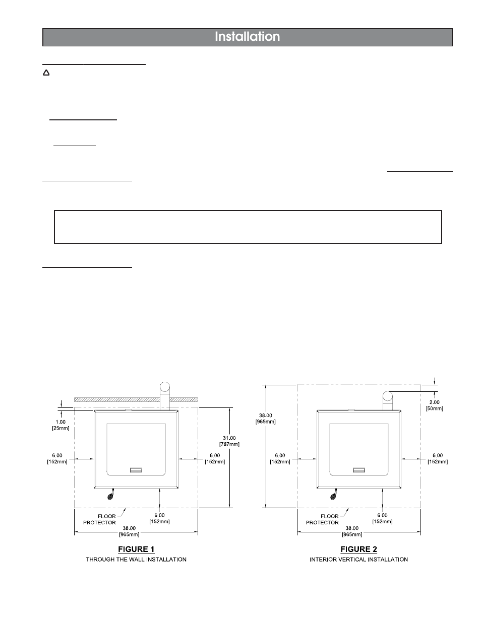 Installation | United States Stove Company 5500XL User Manual | Page 5 / 20