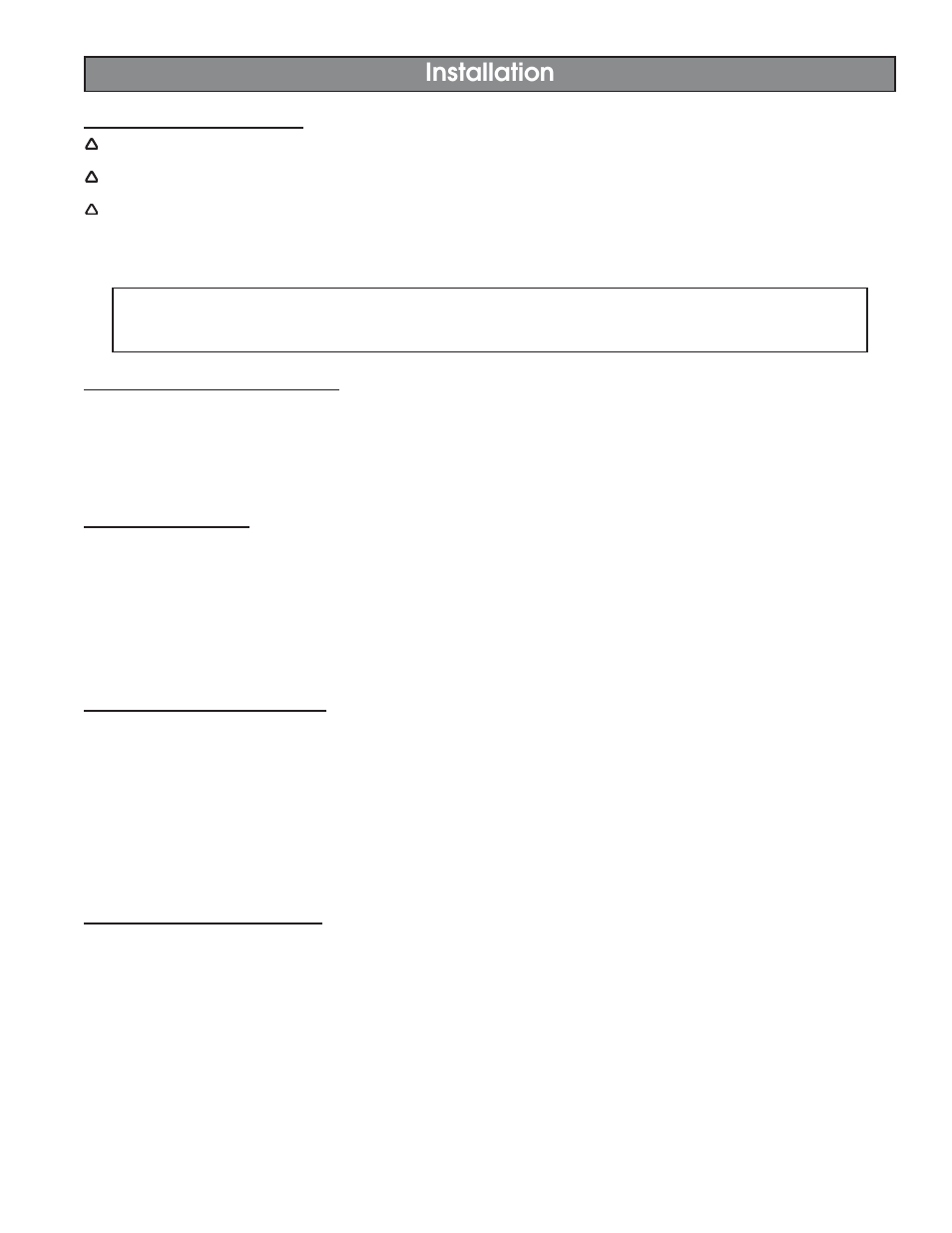 Installation | United States Stove Company 5500XL User Manual | Page 7 / 20