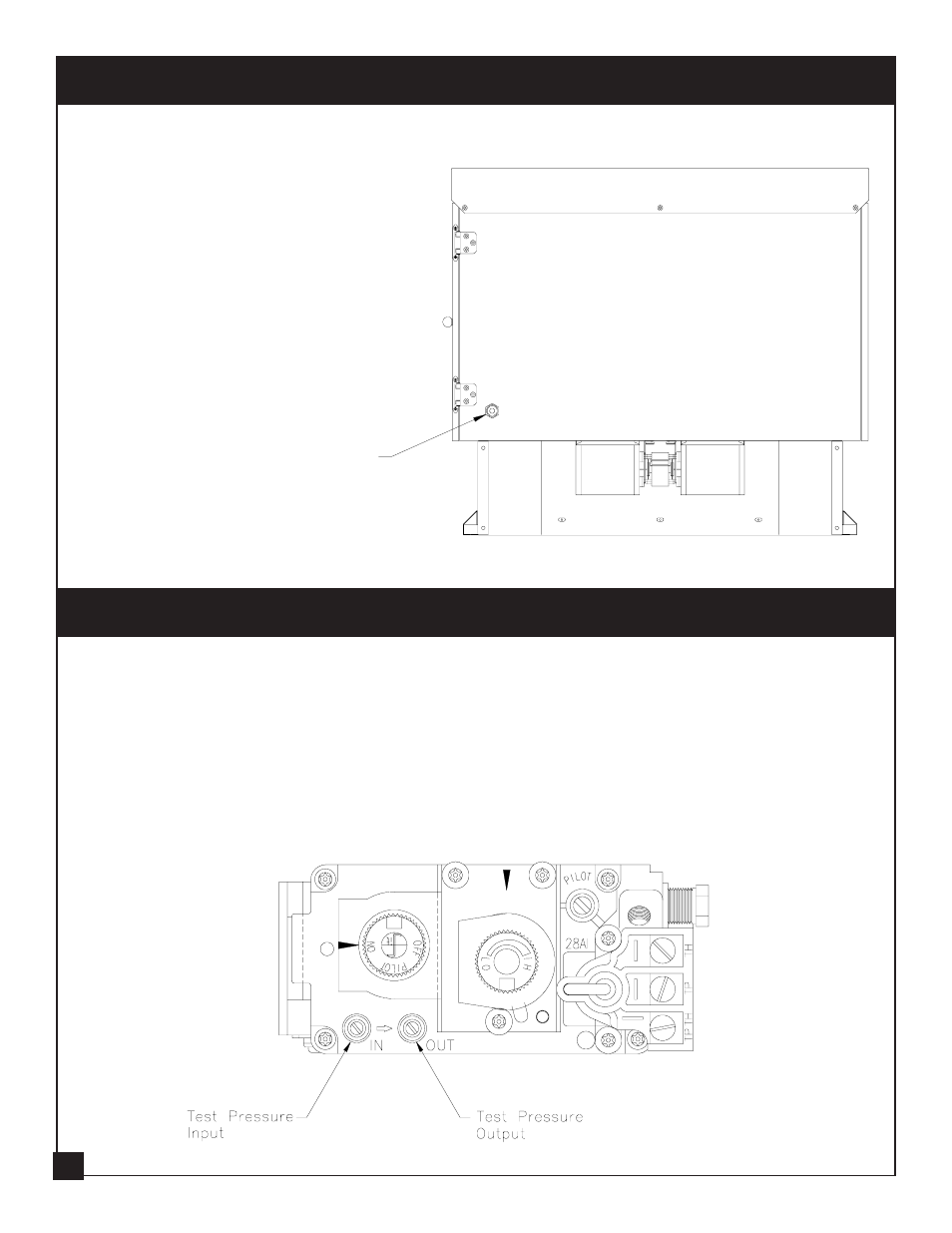 Gas connection gas pressure check | United States Stove Company C9947N User Manual | Page 10 / 43