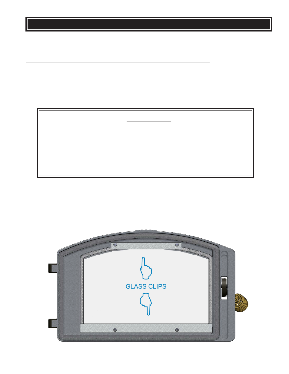 Warning, Glass maintenance, removal and replacement | United States Stove Company 6039T User Manual | Page 17 / 32