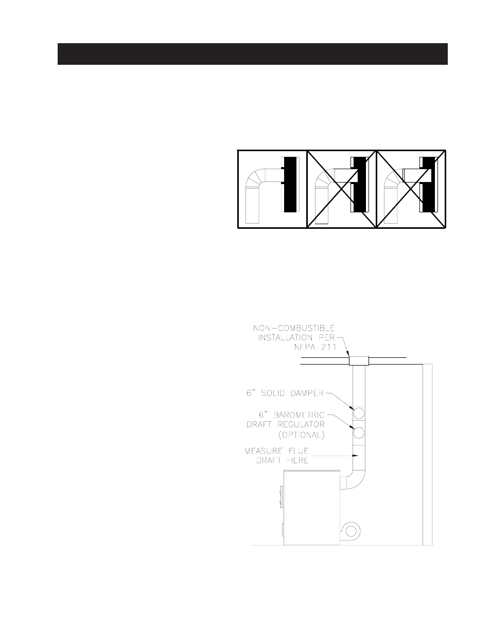 Rules for connector pipe installation, Adjusting the barometric draft regulator | United States Stove Company 22AF User Manual | Page 9 / 32