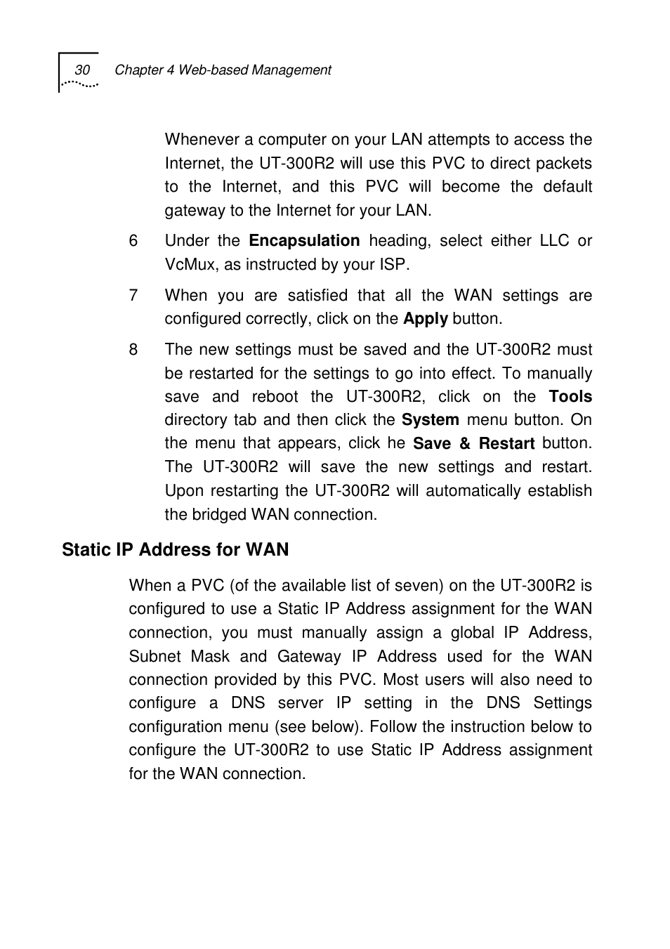 UTStarcom UT-300R2 User Manual | Page 32 / 85