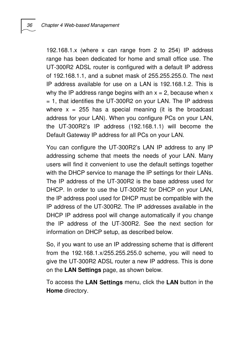 UTStarcom UT-300R2 User Manual | Page 38 / 85