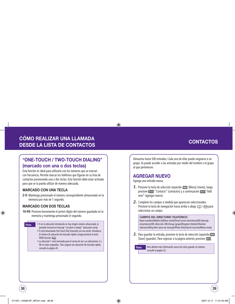 Agregar nuevo | UTStarcom CDM1450 User Manual | Page 100 / 166