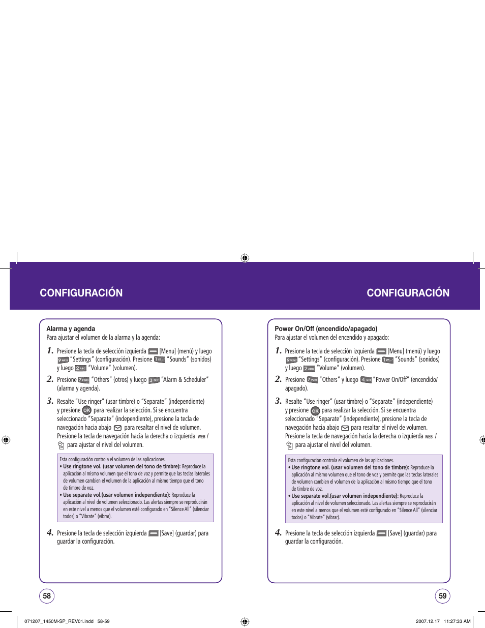 Configuración configuración | UTStarcom CDM1450 User Manual | Page 110 / 166