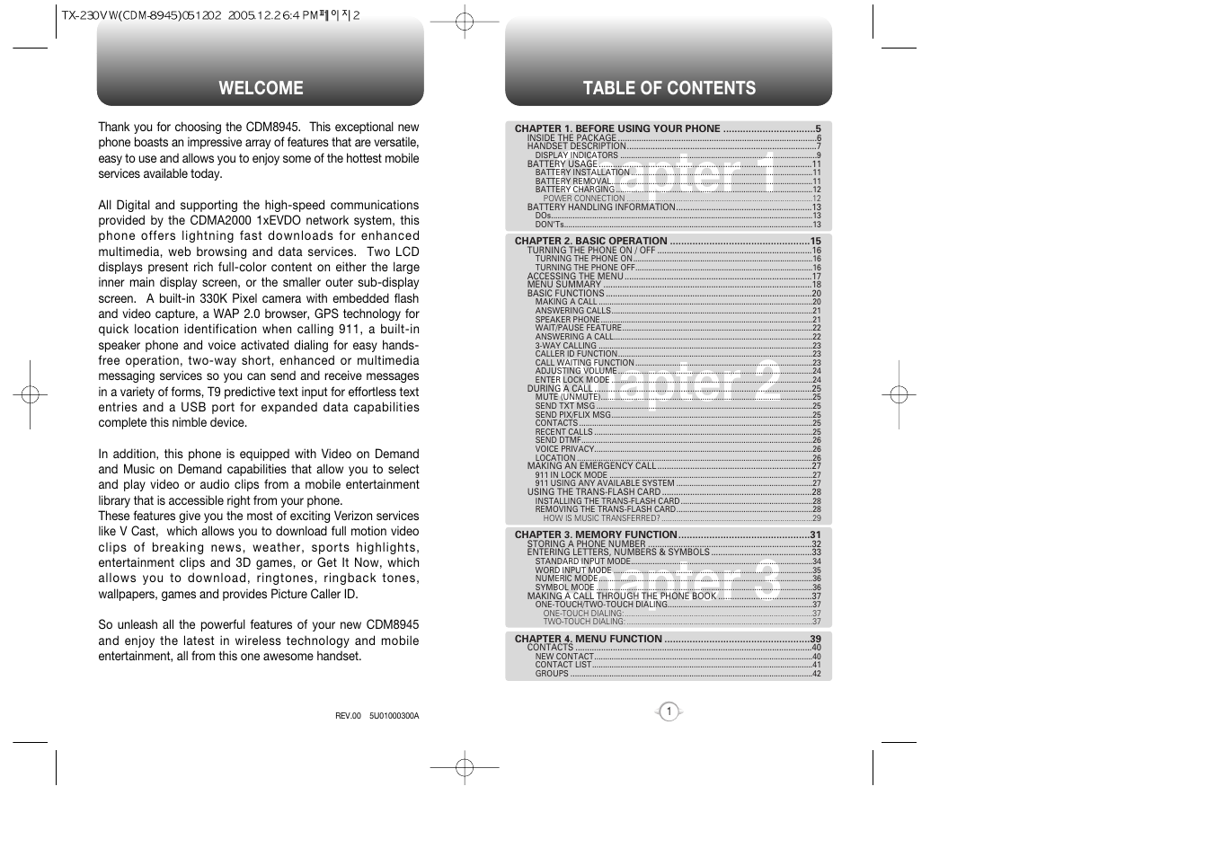 UTStarcom CDM8945 User Manual | 75 pages