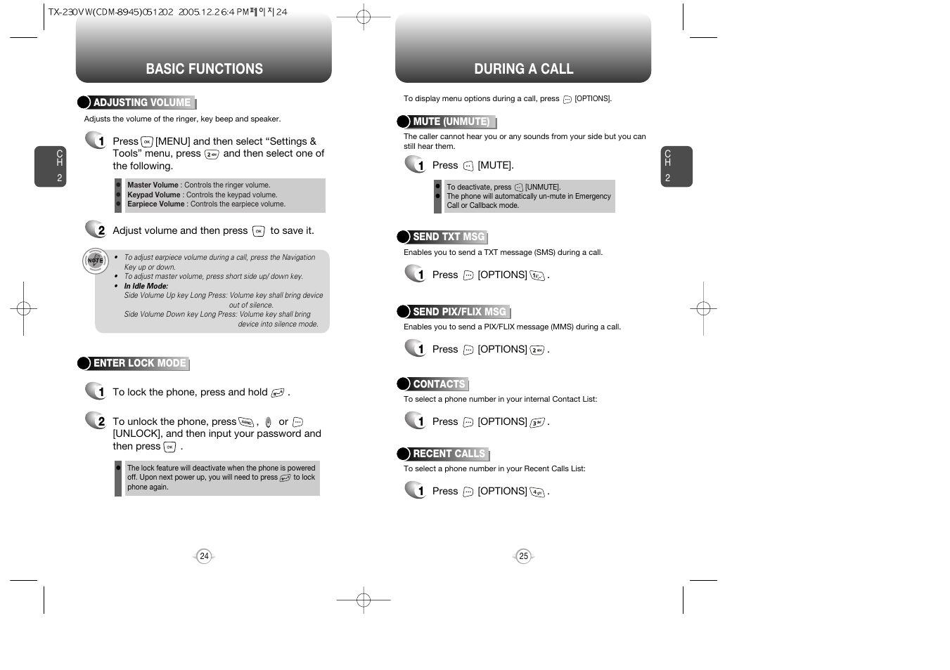 Basic functions during a call | UTStarcom CDM8945 User Manual | Page 13 / 75