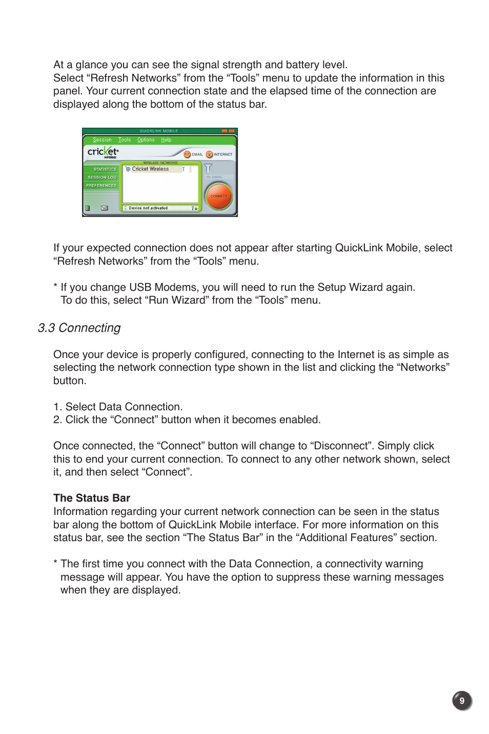 UTStarcom UM100C User Manual | Page 11 / 38