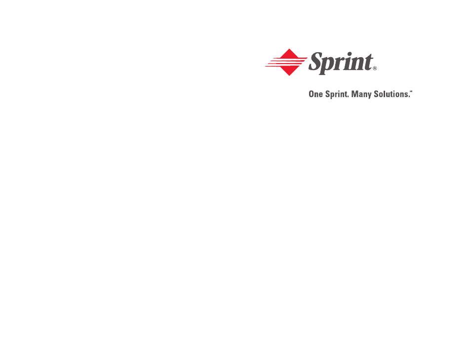 Sprint pcs, Service | UTStarcom CDM-105 User Manual | Page 2 / 93