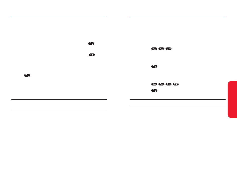 Using call forwarding, Making a three-way call | UTStarcom CDM-105 User Manual | Page 79 / 93