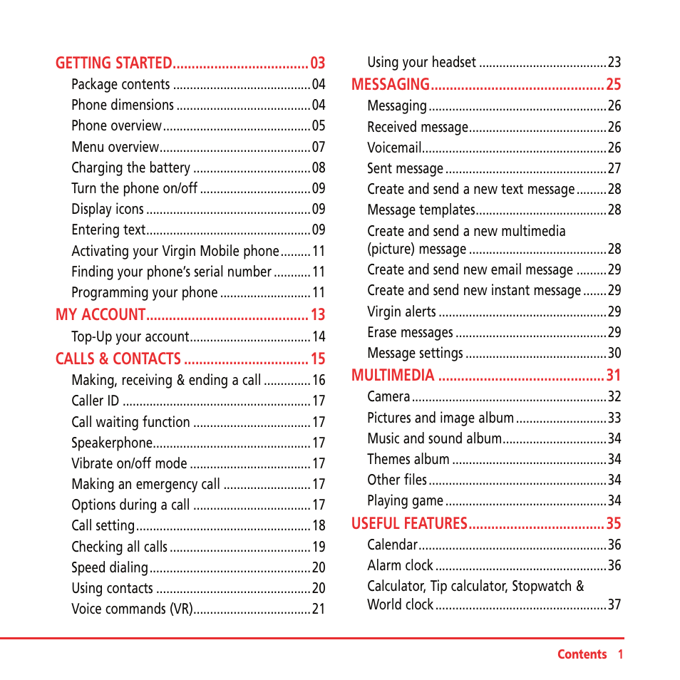 UTStarcom ARC VMUTX1 User Manual | 35 pages