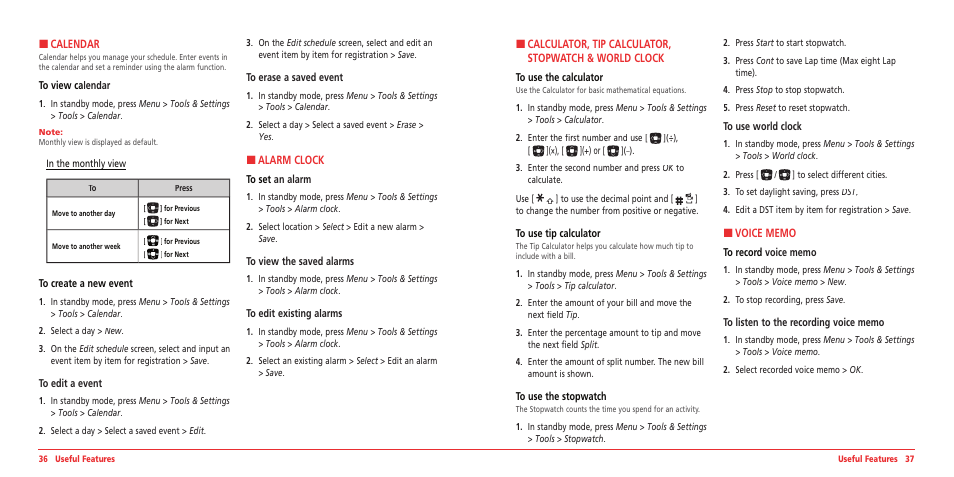 UTStarcom ARC VMUTX1 User Manual | Page 19 / 35