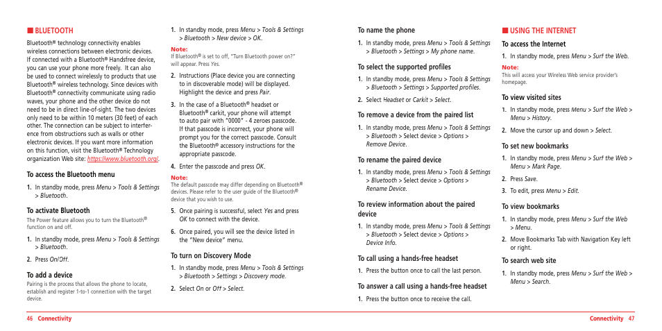 UTStarcom ARC VMUTX1 User Manual | Page 24 / 35