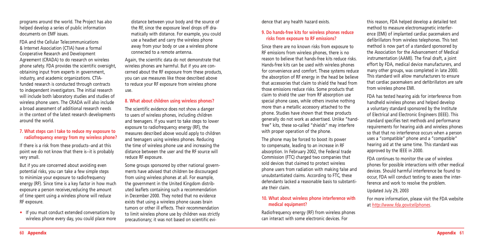 UTStarcom ARC VMUTX1 User Manual | Page 31 / 35