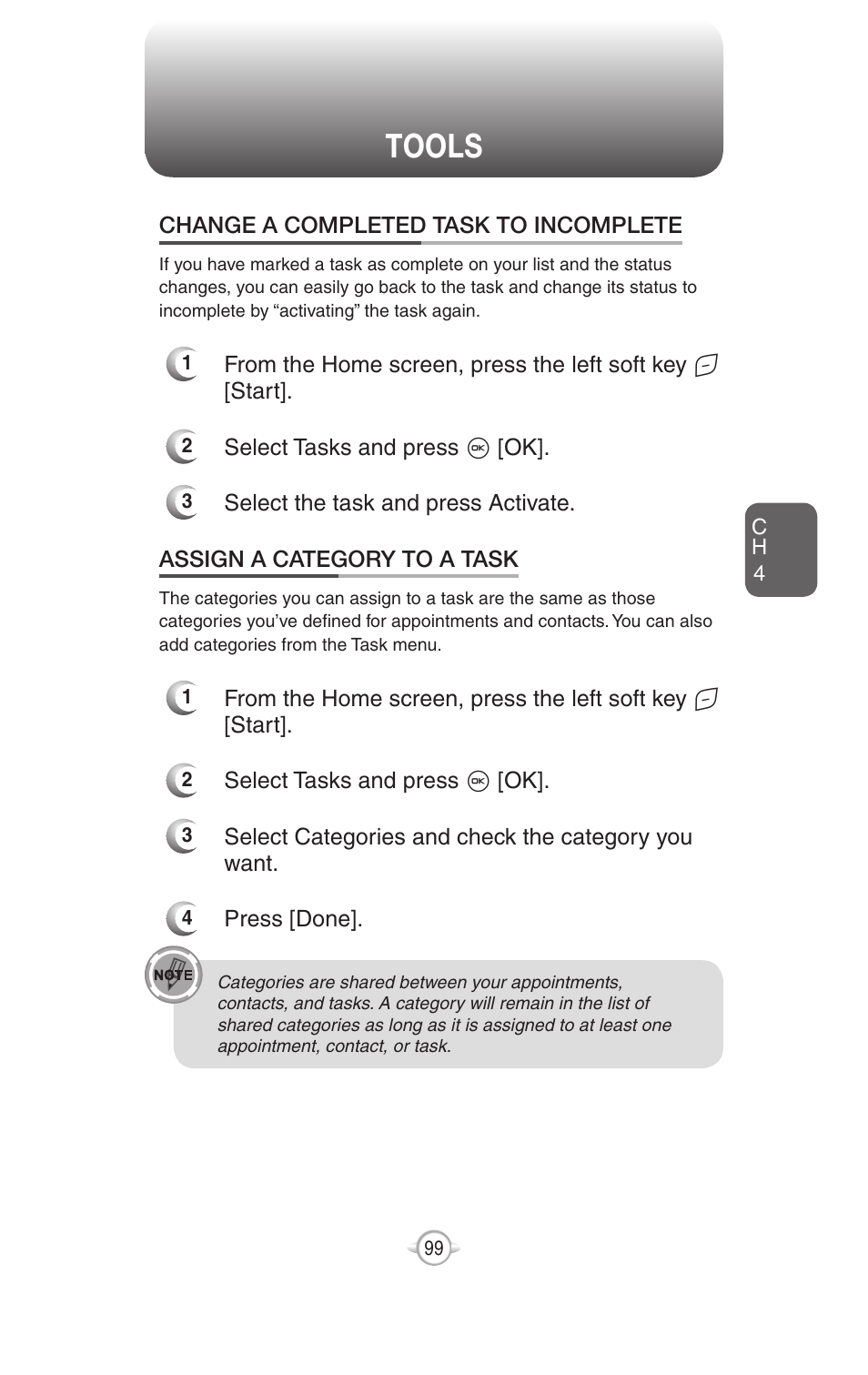 Tools | UTStarcom PN-820 User Manual | Page 101 / 282