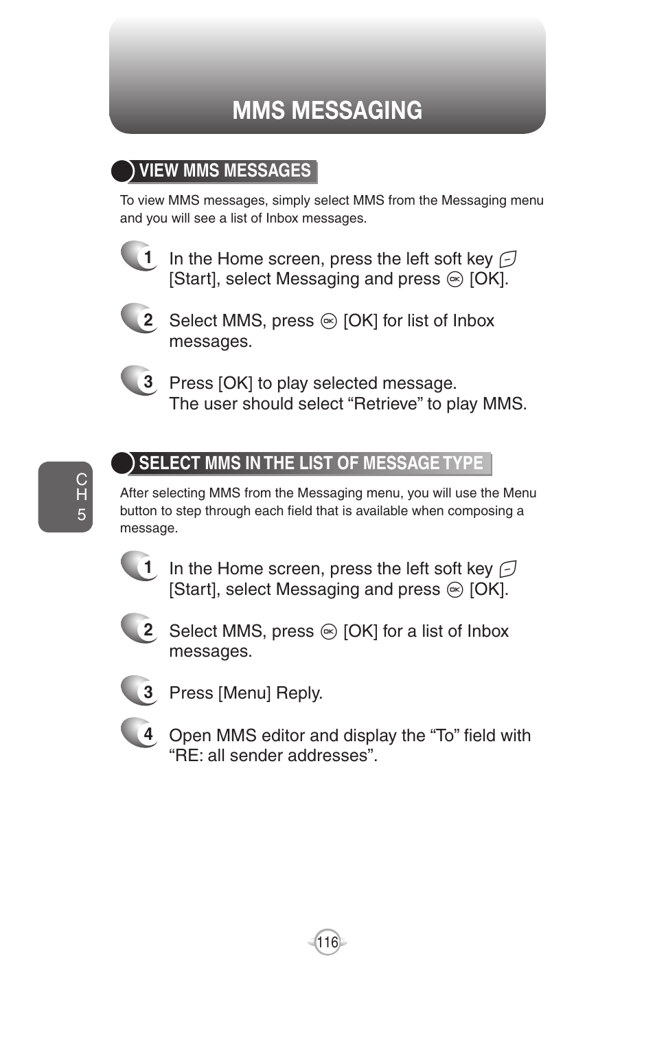 Mms messaging | UTStarcom PN-820 User Manual | Page 118 / 282
