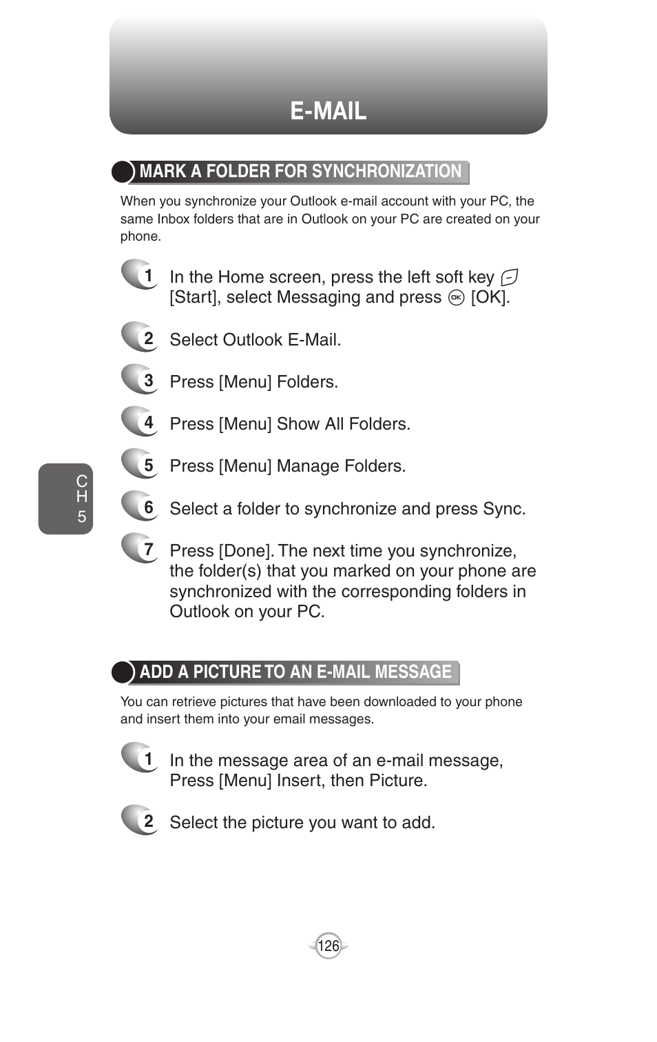 E-mail | UTStarcom PN-820 User Manual | Page 128 / 282