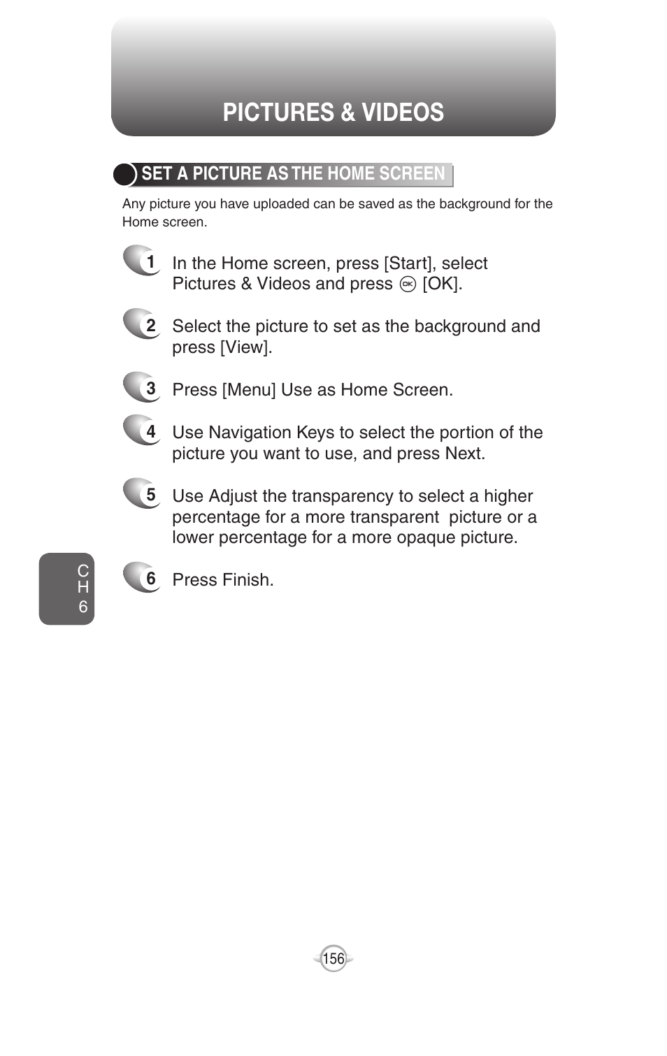 Pictures & videos | UTStarcom PN-820 User Manual | Page 158 / 282