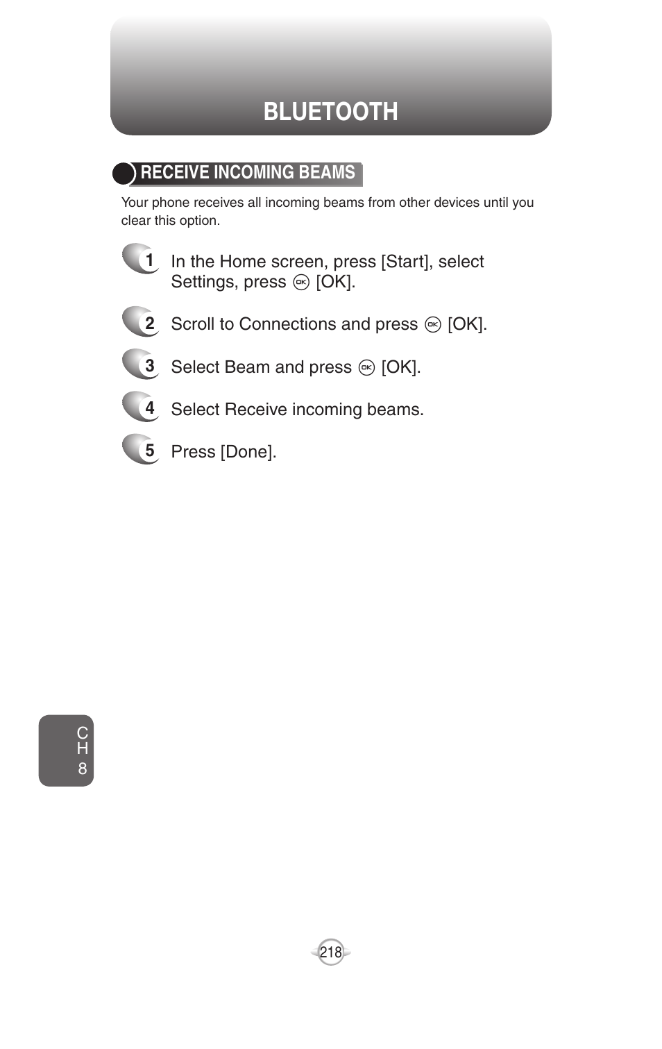 Bluetooth | UTStarcom PN-820 User Manual | Page 220 / 282