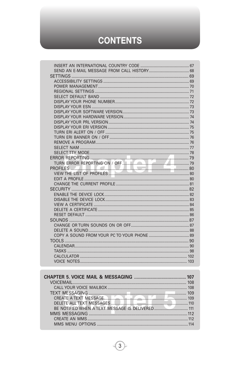 UTStarcom PN-820 User Manual | Page 5 / 282
