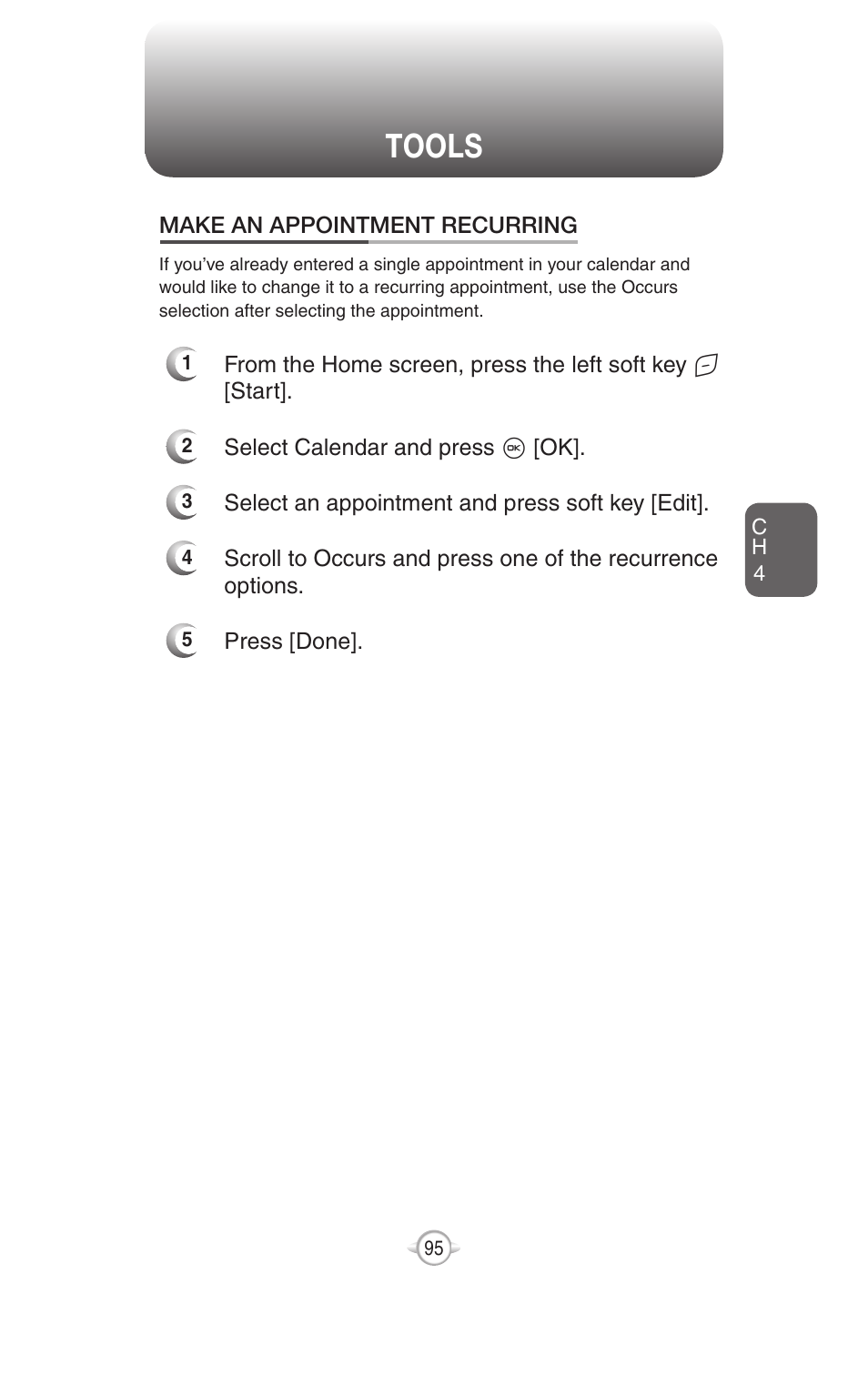 Tools | UTStarcom PN-820 User Manual | Page 97 / 282