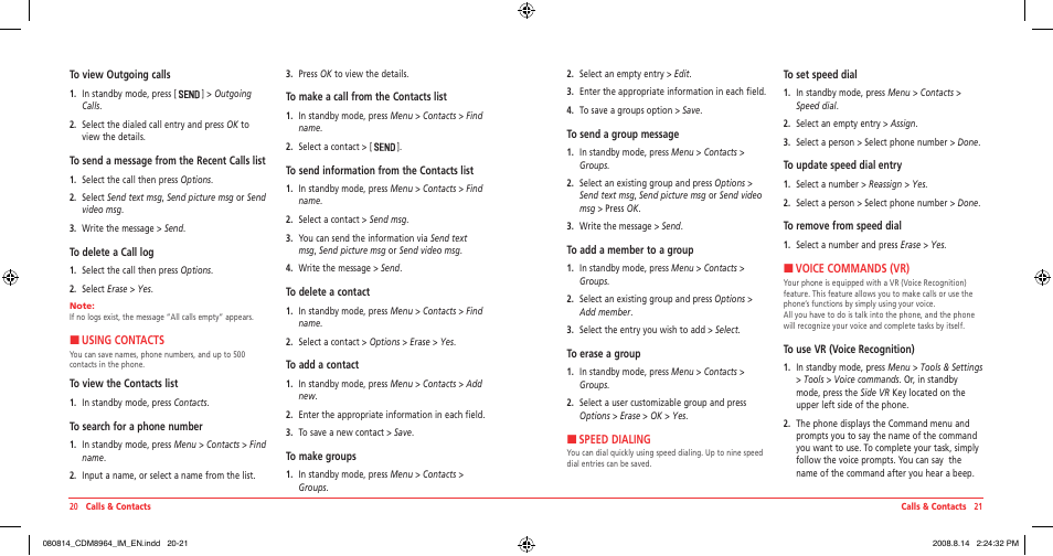 UTStarcom Shuttle CDM8964VM User Manual | Page 12 / 39