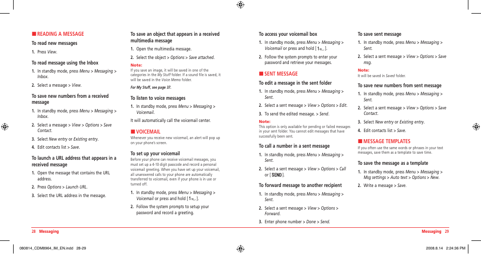 UTStarcom Shuttle CDM8964VM User Manual | Page 16 / 39