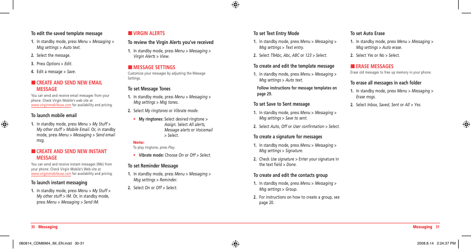 UTStarcom Shuttle CDM8964VM User Manual | Page 17 / 39