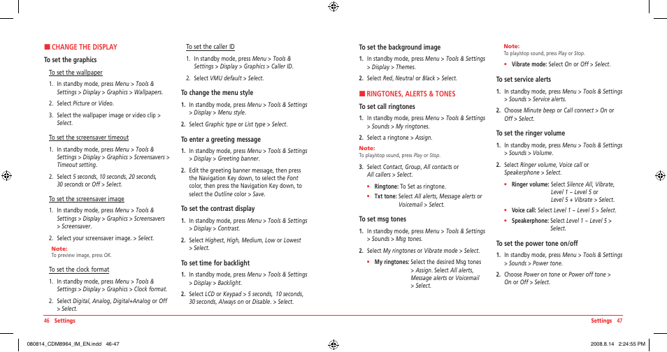 UTStarcom Shuttle CDM8964VM User Manual | Page 25 / 39