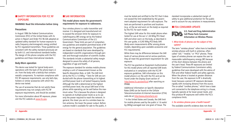 UTStarcom Shuttle CDM8964VM User Manual | Page 33 / 39