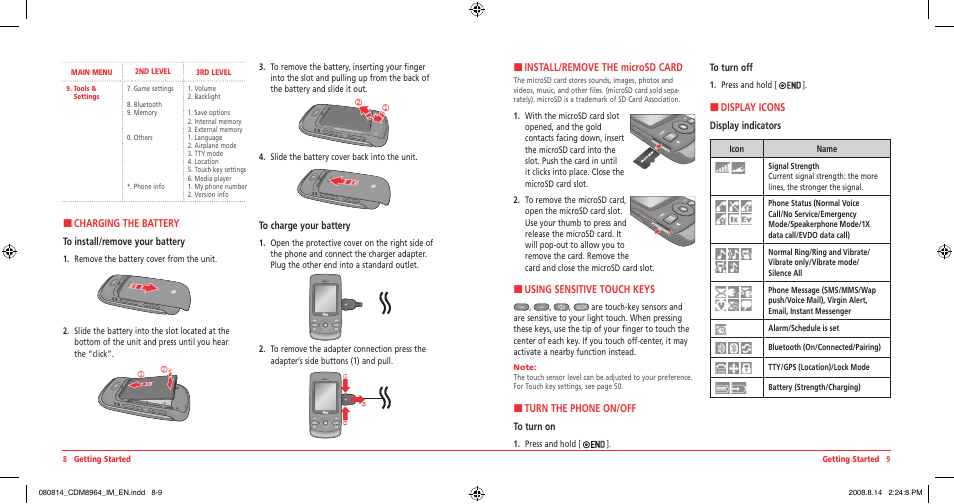 UTStarcom Shuttle CDM8964VM User Manual | Page 6 / 39
