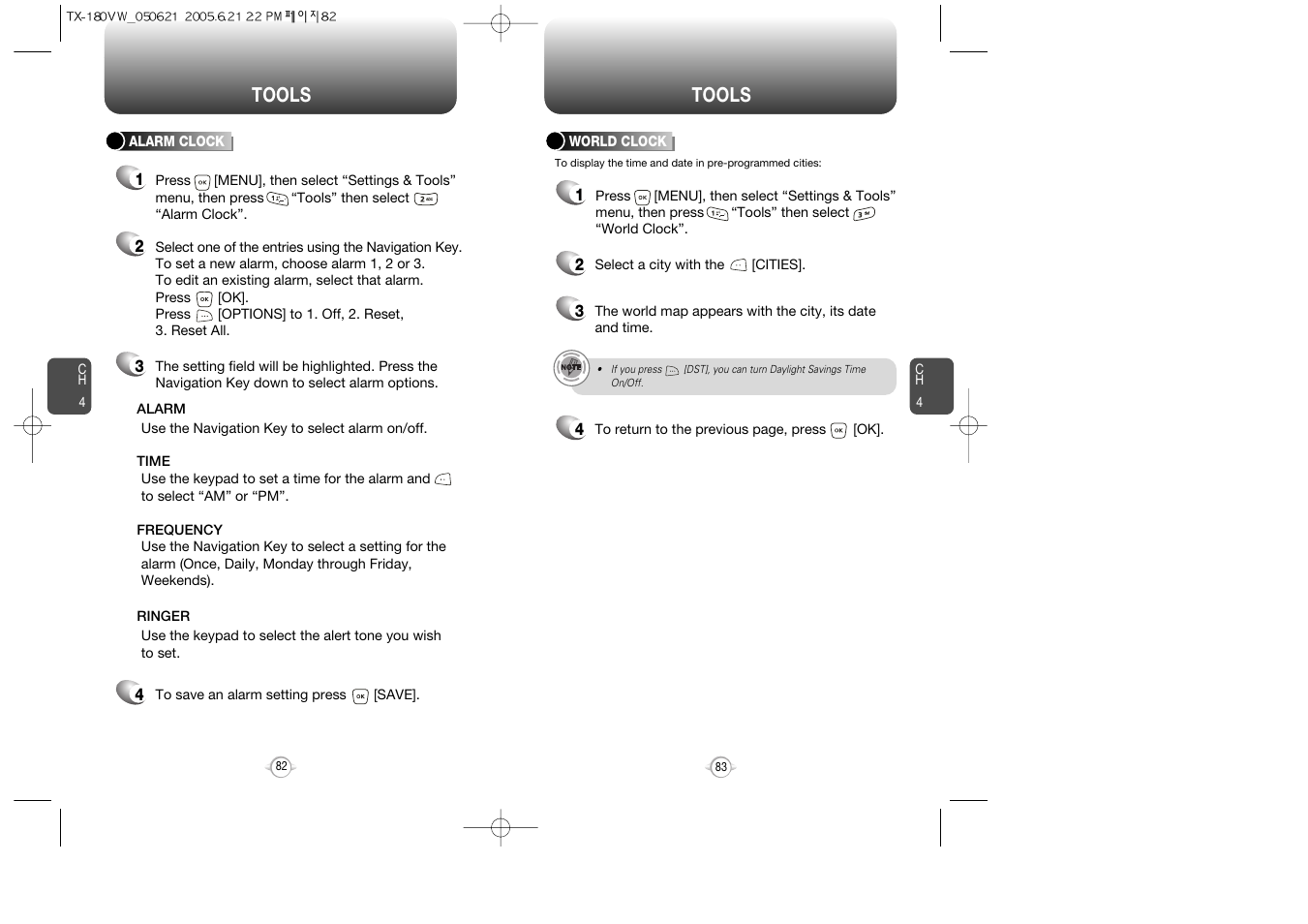 Tools | UTStarcom CDM 1080 User Manual | Page 43 / 63