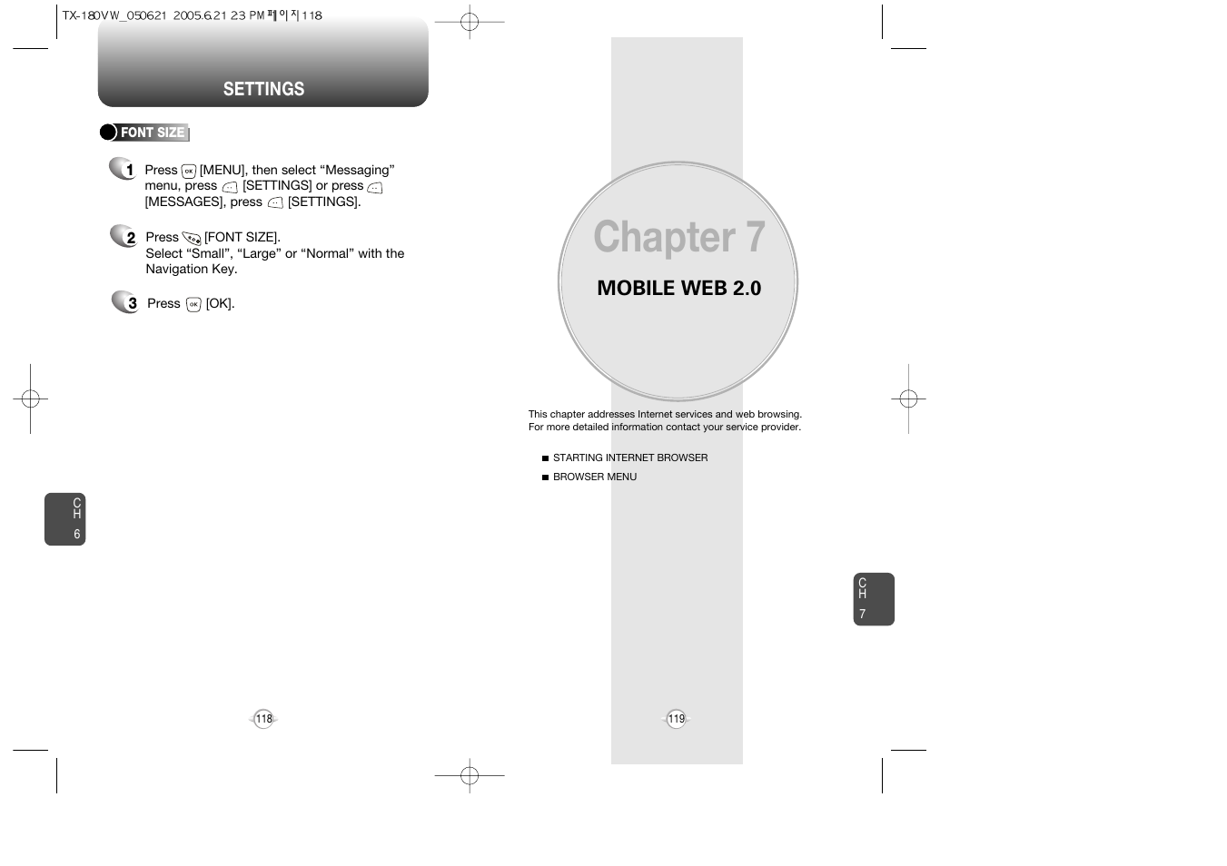 Chapter 7, Mobile web 2.0 | UTStarcom CDM 1080 User Manual | Page 61 / 63