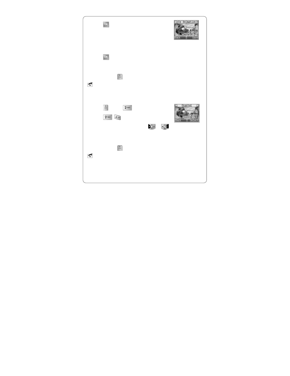 4 clock | UTStarcom Handset User Manual | Page 31 / 87