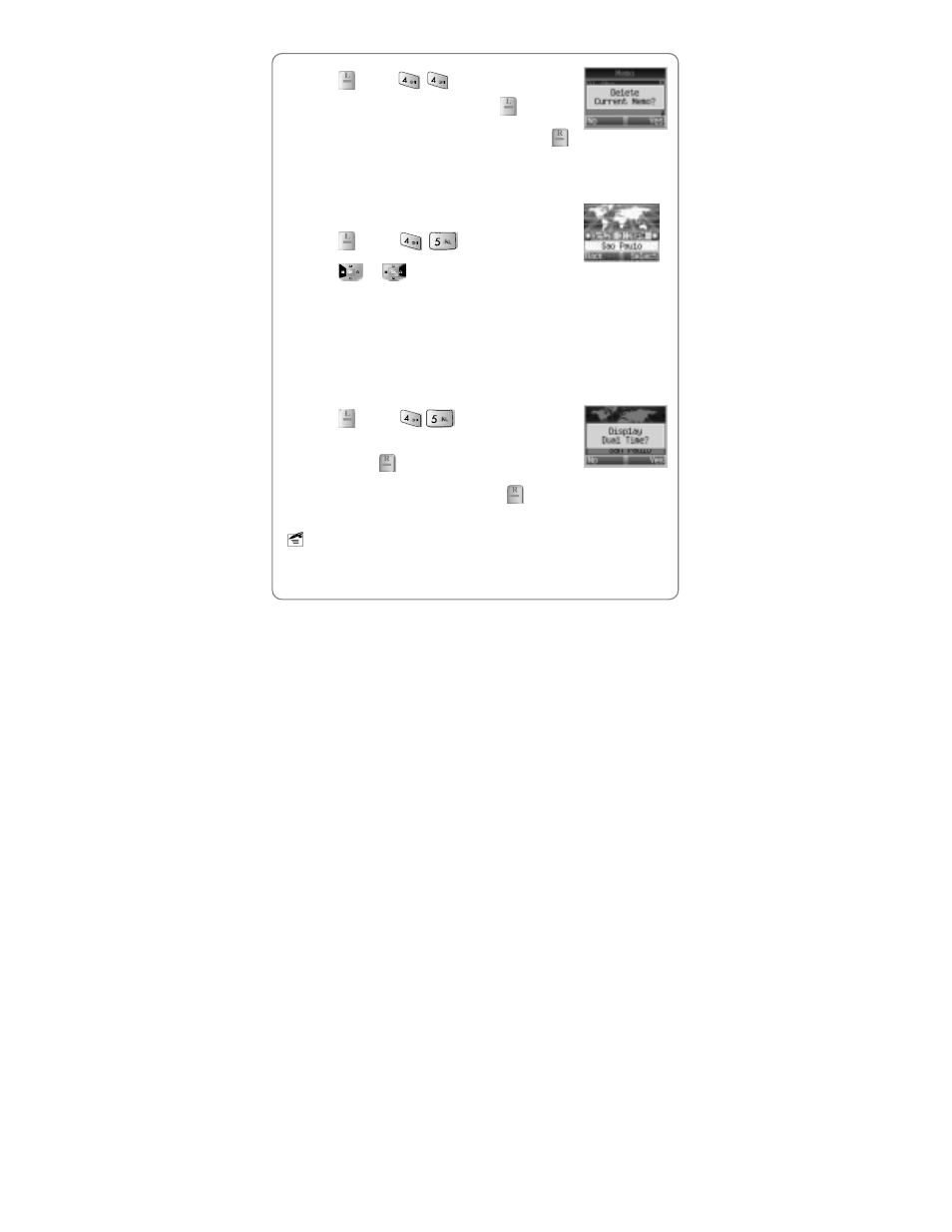 Orld, 5 world time | UTStarcom Handset User Manual | Page 40 / 87