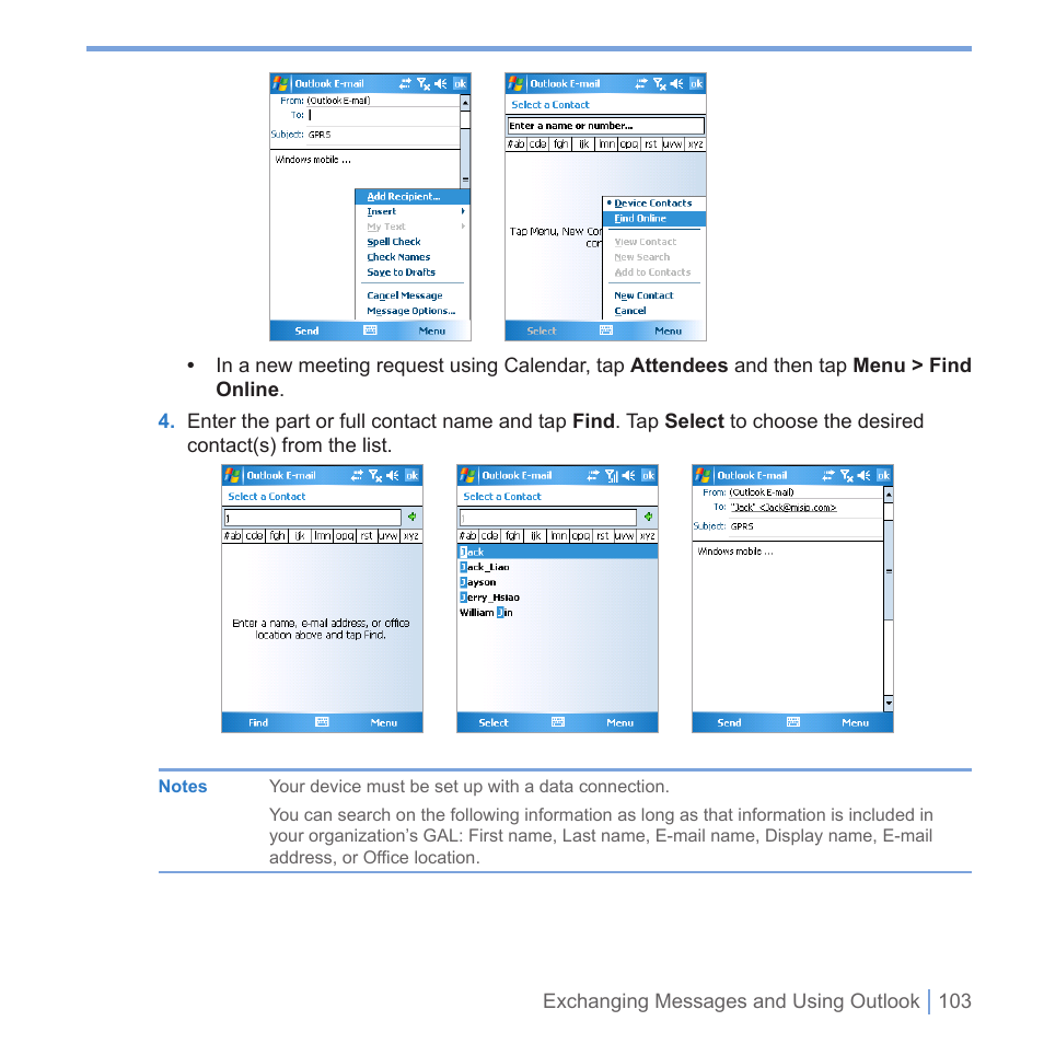 UTStarcom PPC-6700 User Manual | Page 104 / 149