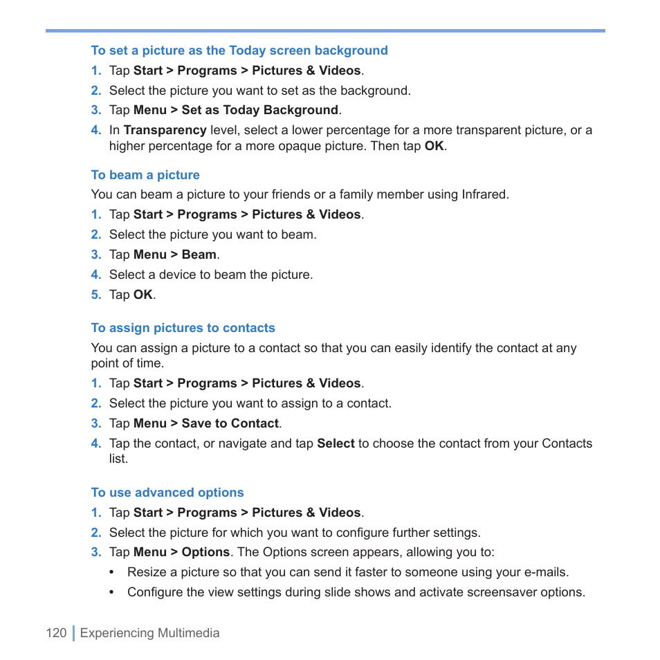 UTStarcom PPC-6700 User Manual | Page 121 / 149
