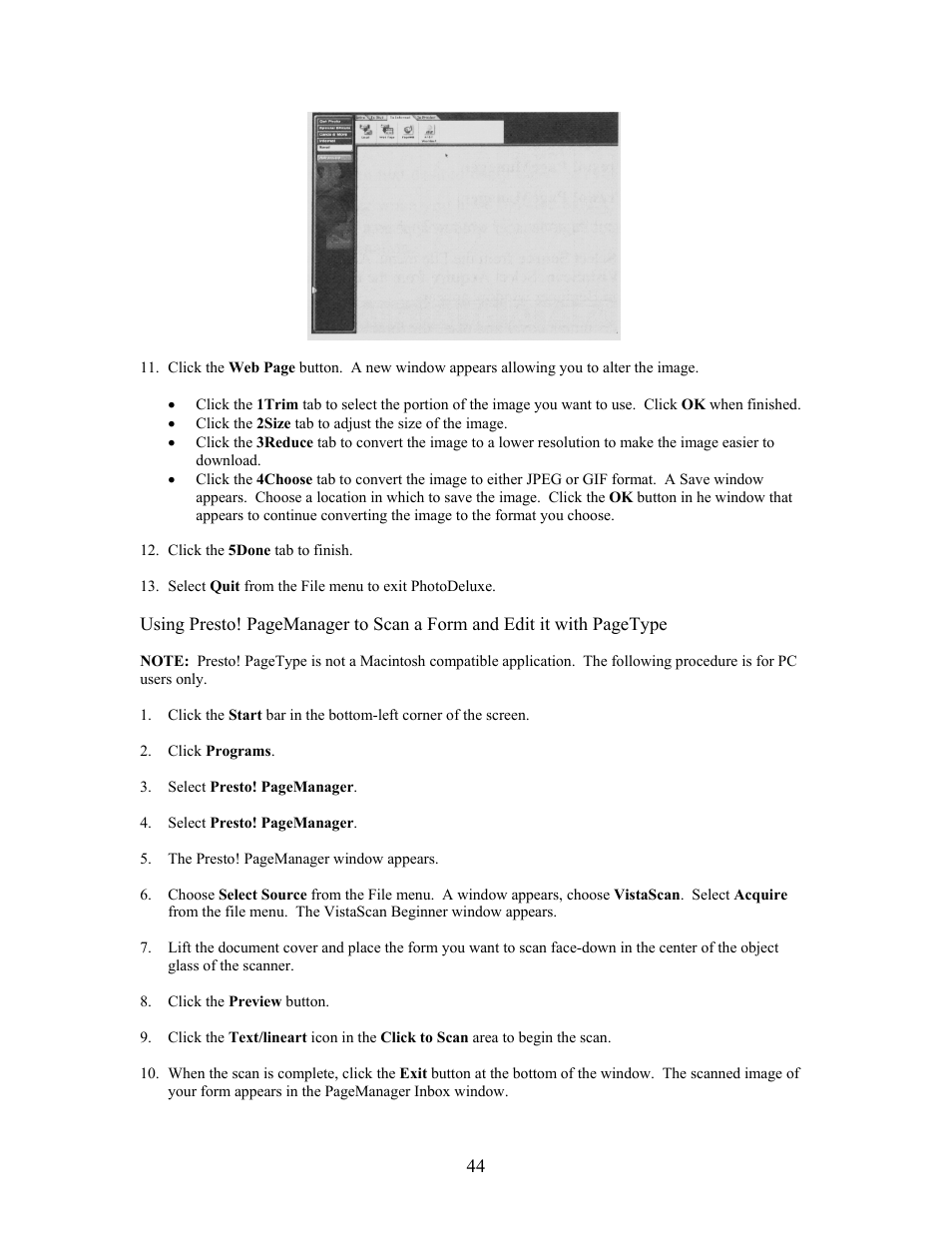 UMAX Technologies Astra 3400 User Manual | Page 44 / 57