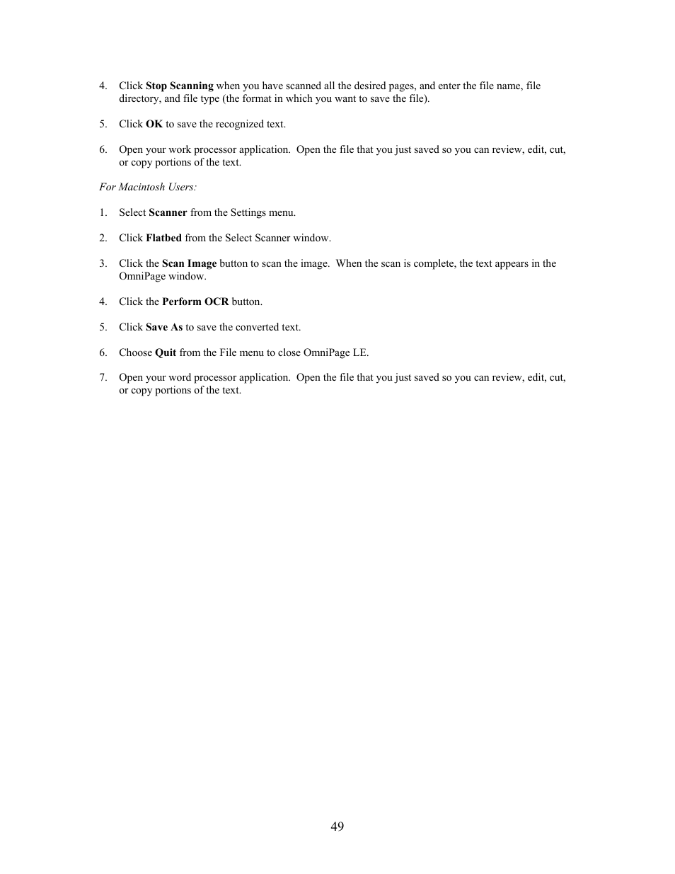 UMAX Technologies Astra 3400 User Manual | Page 49 / 57