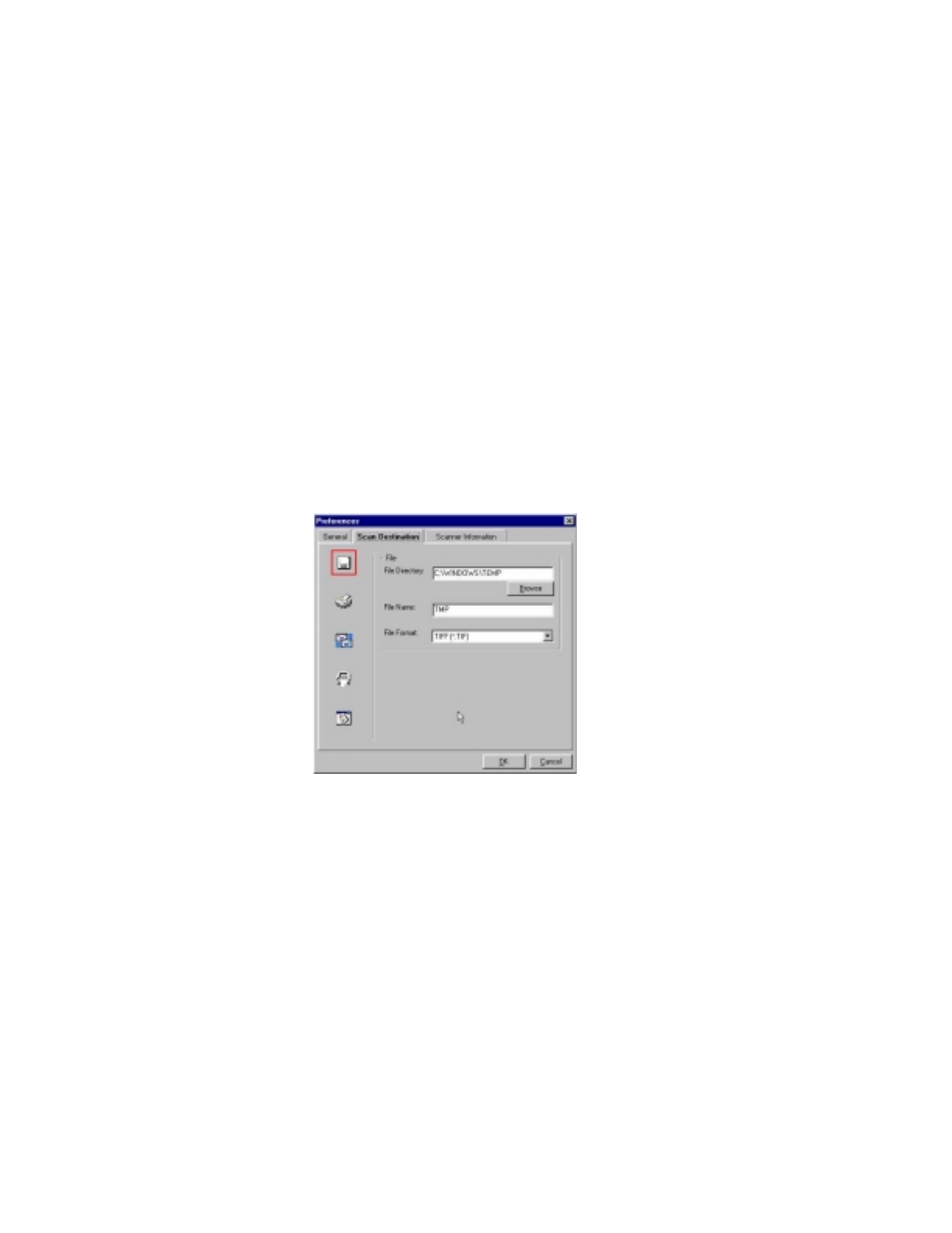 Scan destination | UMAX Technologies Astra 2100U User Manual | Page 25 / 106