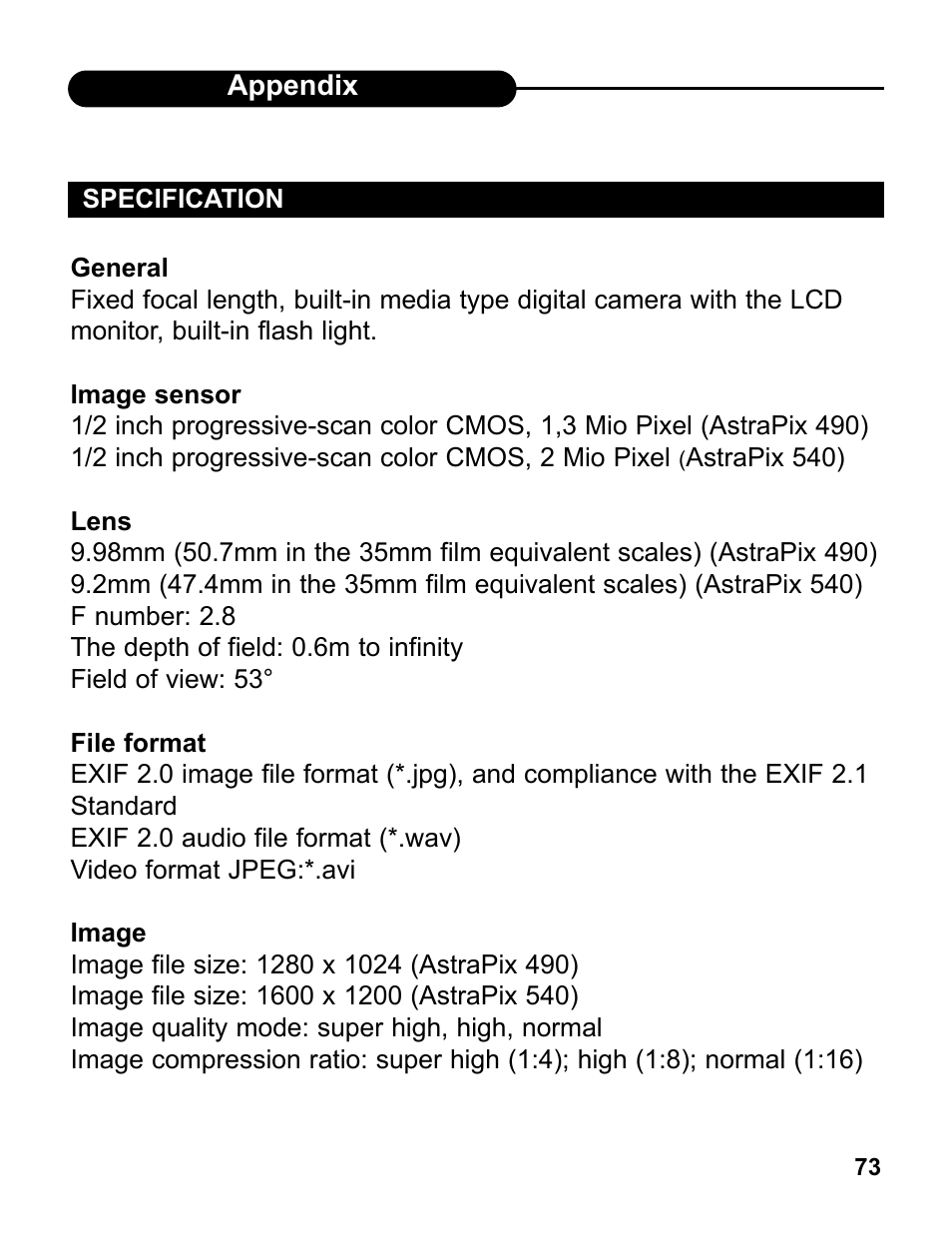 UMAX Technologies UMAX AstraPix 540 User Manual | Page 72 / 76