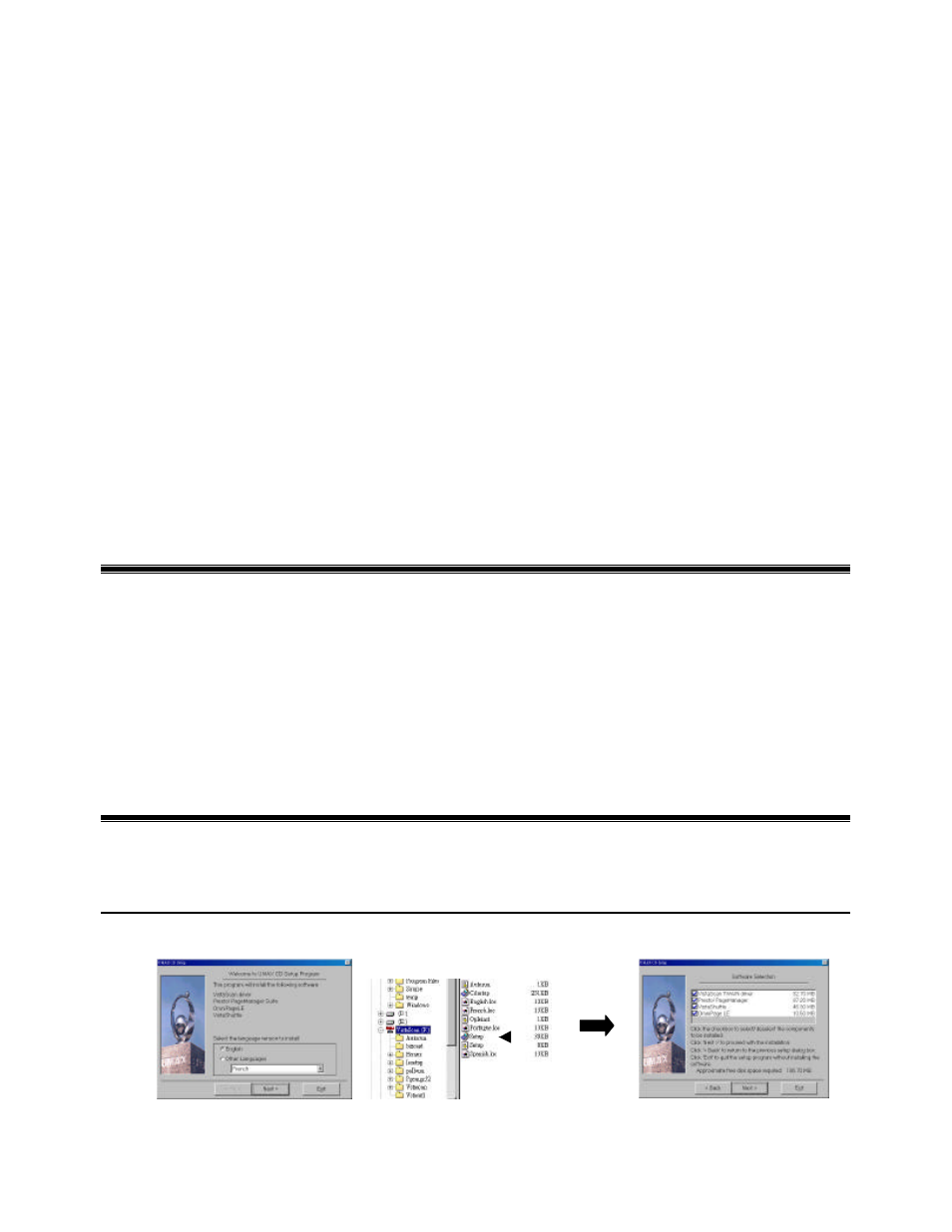 Read me first, Lisez-moi, Léame primero | UMAX Technologies AstraNET e3420 User Manual | Page 3 / 18