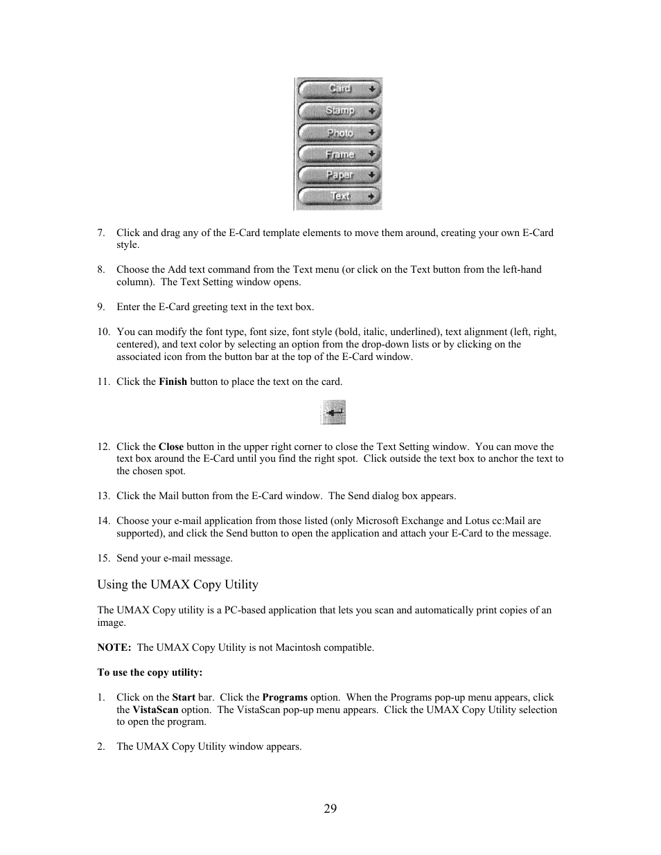 UMAX Technologies Astra 4000 User Manual | Page 29 / 47
