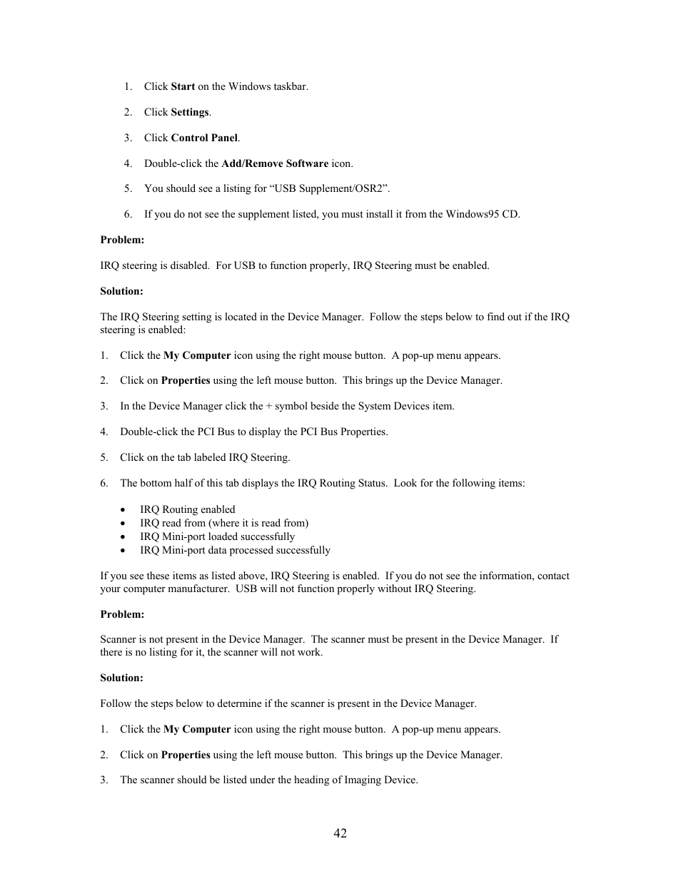 UMAX Technologies Astra 4000 User Manual | Page 42 / 47