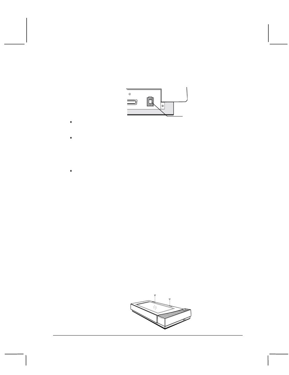 Changing the scsi id number, Installing transparency adpater to your scanner | UMAX Technologies Mirage II User Manual | Page 11 / 38