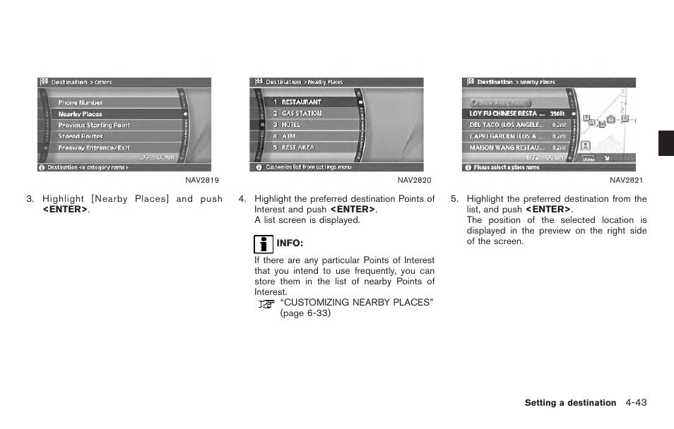 NISSAN 2011 Titan - Navigation System Owner's Manual User Manual | Page 111 / 251