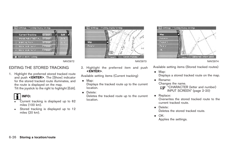 Editing the stored tracking -26 | NISSAN 2011 Titan - Navigation System Owner's Manual User Manual | Page 180 / 251