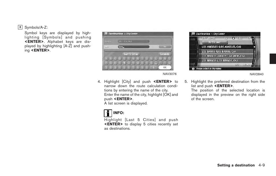 NISSAN 2011 Titan - Navigation System Owner's Manual User Manual | Page 77 / 251