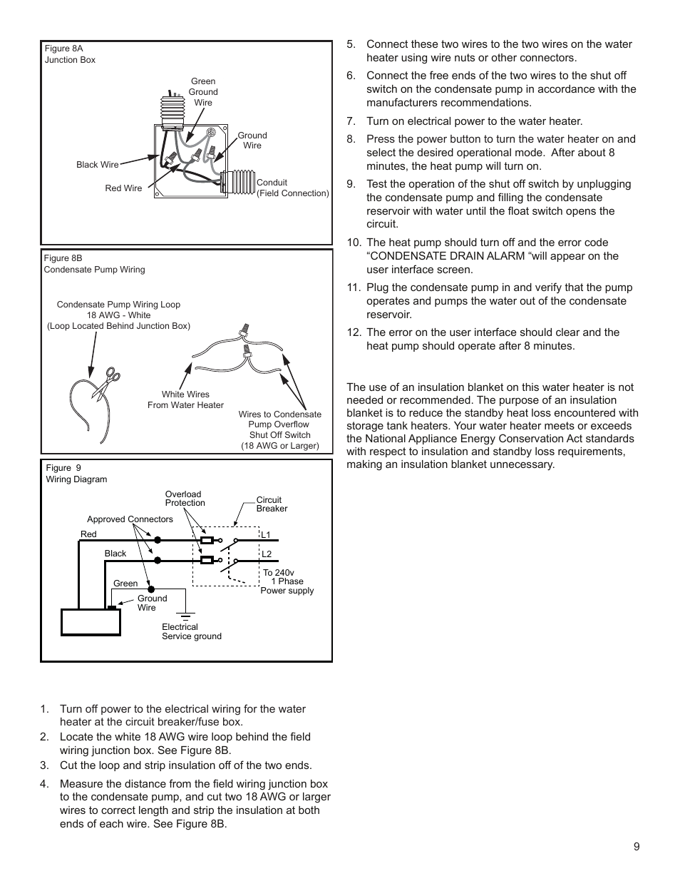 Insulation blankets | Univex EPX-80DHPT User Manual | Page 9 / 20
