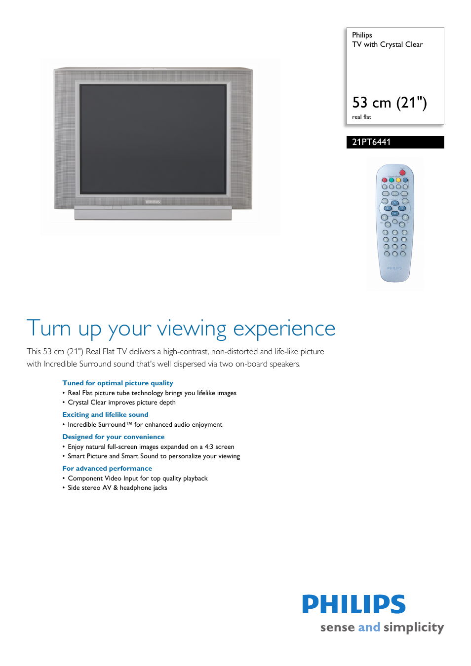 Univex 21PT6441 User Manual | 3 pages
